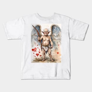 Elderly Cupid Kids T-Shirt